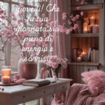 scrivania-con-fiori-rosa-e-candele-per-buon-giovedì