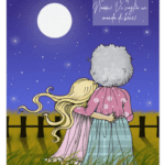 nonna-abbraccia-nipotina-sotto-luna-piena-cielo-stellato-prato-verde-immagine-affettuosa-festa-dei-nonni