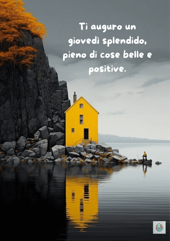 casa-gialla-scogliera-riflesso-positivita-serenita-giovedi