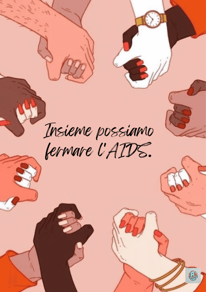 Mani di diverse tonalità di pelle unite in cerchio