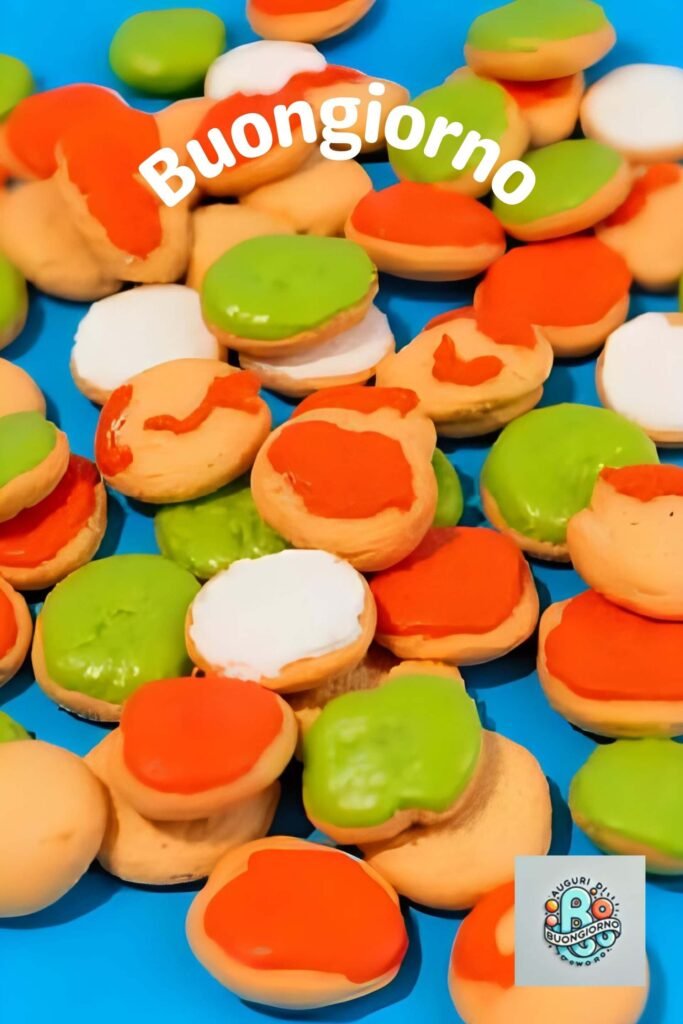 Dolci decorati con i colori della bandiera, simboleggiando l’amore per la tradizione e il legame con la nostra cultura e identità.
