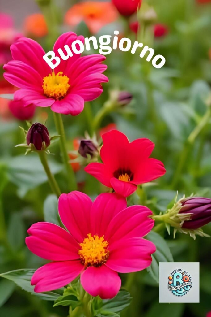Fiori dai colori vivaci, simbolo di energia positiva e della forza che ci unisce. Un messaggio di speranza e rinnovamento per il futuro