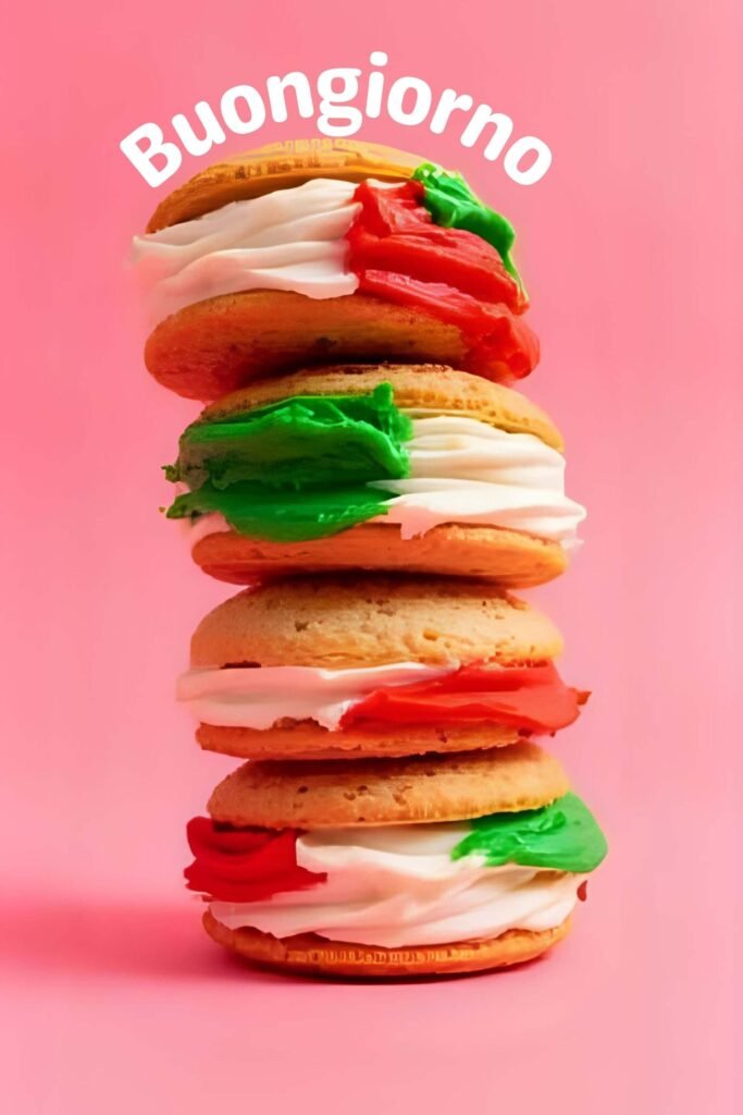 Biscotti decorati con i colori della bandiera, un dolce tributo alla nostra cultura e ai valori che ci legano insieme