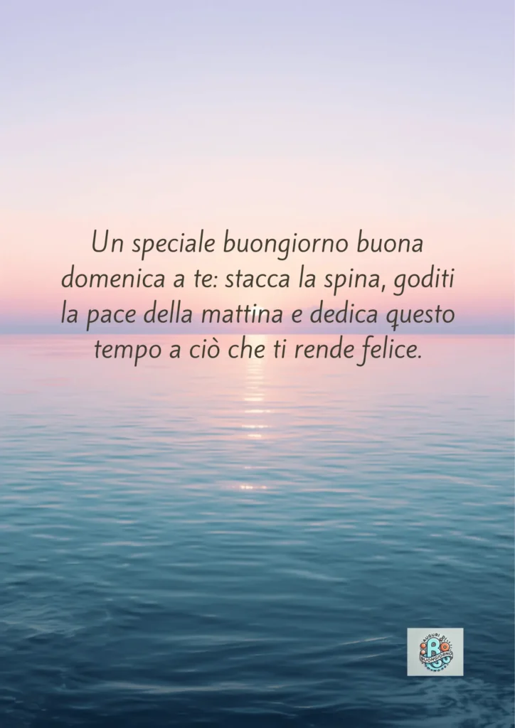 Buona-Domenica-mare-calmo-al-tramonto-sfumature-rosa-e-orizzonte-sereno
