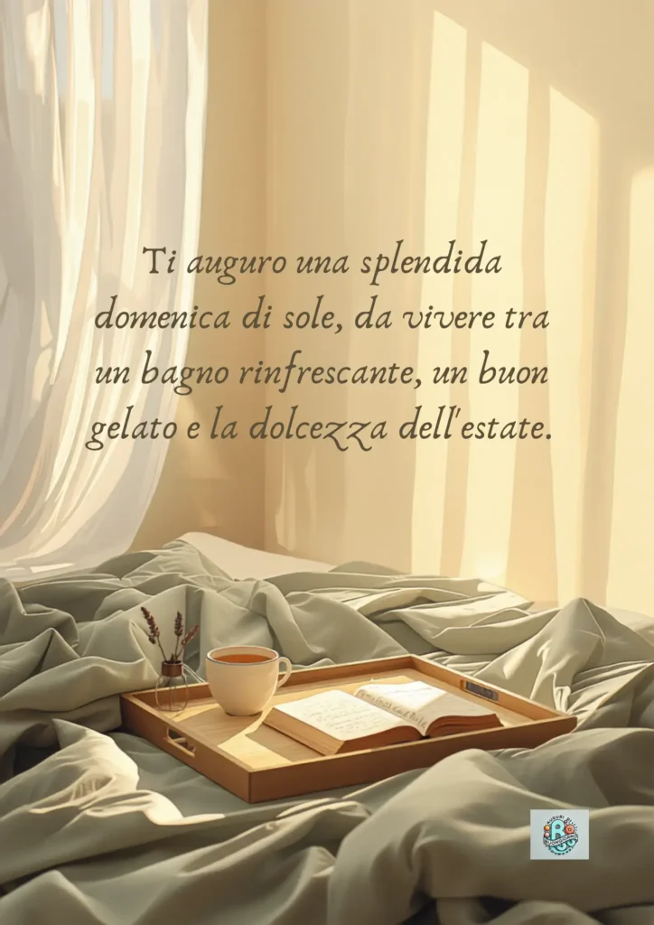 Buona-Domenica-colazione-a-letto-vassoio-in-legno-tazza-di-te-e-libro-aperto